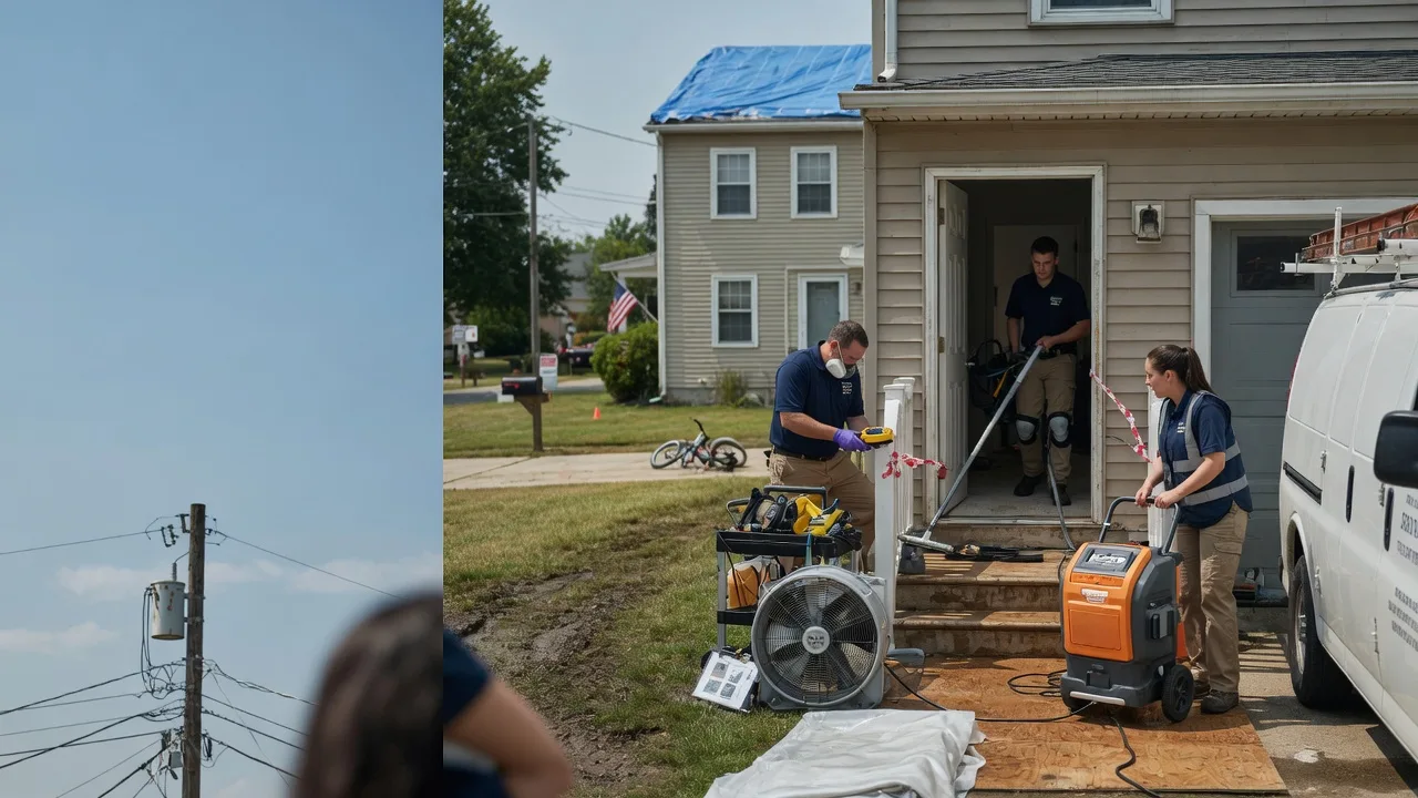 Water Damage Repair in Wheelwright, MA near me